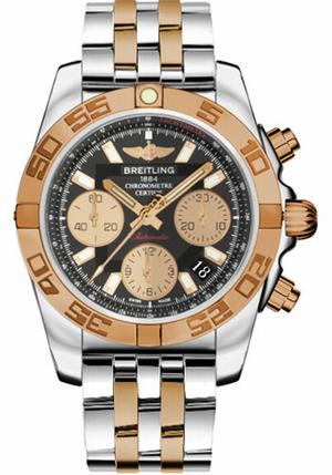 replica breitling chronomat b01 2-tone cb014012 ba53 watches