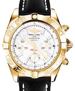 replica breitling chronomat b01 rose-gold hb011012/a698 leather black deployant watches