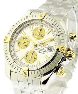 replica breitling chronomat evolution 2-tone-on-bracelet b1335611/g570tt watches