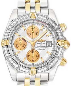 replica breitling chronomat evolution 2-tone-on-bracelet b1335653/a571 watches