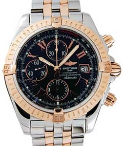 replica breitling chronomat evolution 2-tone-on-bracelet c1335612 b8 357c watches