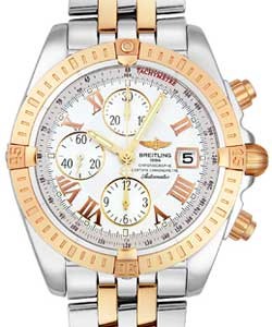replica breitling chronomat evolution 2-tone-on-bracelet c1335611/a619 ss watches