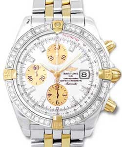 replica breitling chronomat evolution 2-tone-on-bracelet b1335653/a572 watches