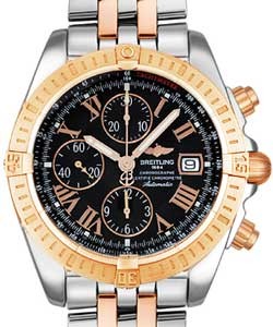 replica breitling chronomat evolution 2-tone-on-bracelet c1335611/b821 tt watches