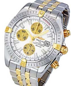 replica breitling chronomat evolution 2-tone-on-bracelet b1335611/a572 tt watches