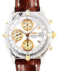 replica breitling chronomat evolution 2-tone-on-strap b13050 watches