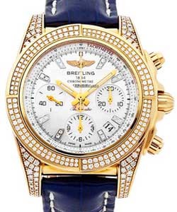 replica breitling chronomat evolution 2-tone-on-strap hb0140bf/a745 watches
