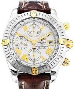 replica breitling chronomat evolution 2-tone-on-strap c00372 watches