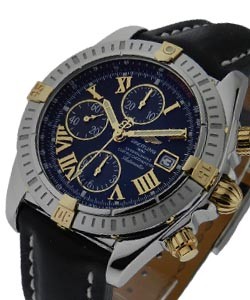 replica breitling chronomat evolution 2-tone-on-strap b1335611/b918strap watches