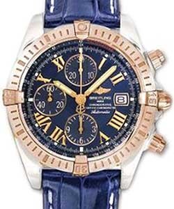 replica breitling chronomat evolution 2-tone-on-strap c1335611/c710 watches