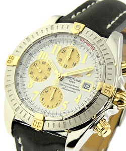 replica breitling chronomat evolution 2-tone-on-strap b1335611/c648 3lt watches