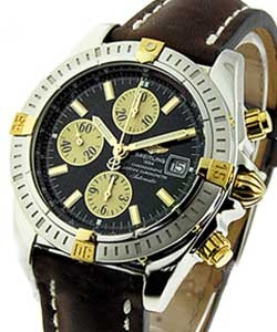 replica breitling chronomat evolution 2-tone-on-strap b1335611/b723 1lt watches