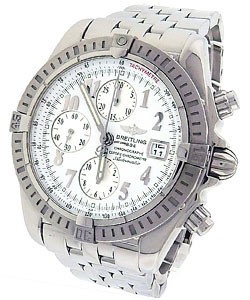 replica breitling chronomat evolution steel-on-bracelet a 13356 watches