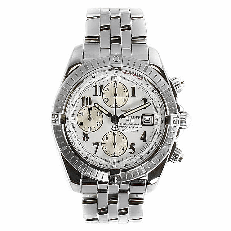 replica breitling chronomat evolution steel-on-bracelet a1335611/a573 watches