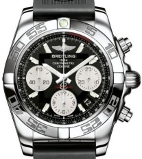 replica breitling chronomat evolution steel-on-strap ab014012/ba52 ocean racer black folding watches