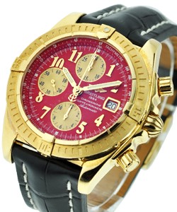 replica breitling chronomat evolution yellow-gold k1335611/k509/743p watches