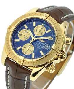 replica breitling chronomat evolution yellow-gold k1335611 c646 739p watches