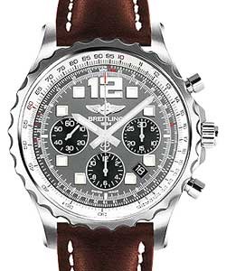 replica breitling chronospace steel a2336035/f555 leather brown deployant watches
