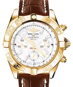 Replica Breitling Cockpit Rose-Gold HB011012/A698 croco brown tang