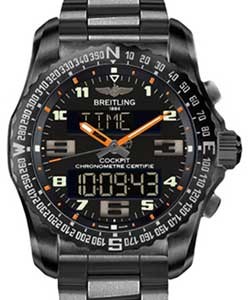 replica breitling cockpit b50 titanium vb5010a5/bd41 professional iii black titanium watches