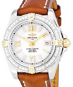 replica breitling cockpit ladys 2-tone b7135653/a662 watches