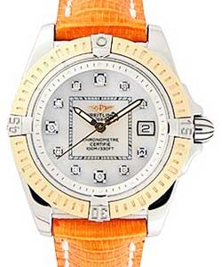 replica breitling cockpit ladys 2-tone d7135612 a583 125 watches
