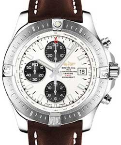 replica breitling colt chrono-steel a1338811/g804 leather brown deployant watches