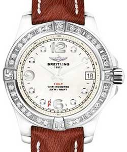replica breitling colt ladys-stainless-steel- a7438953/a771 sahara brown deployant watches