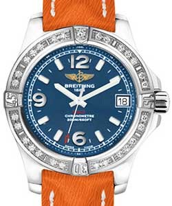 replica breitling colt ladys-stainless-steel- a7438953/c913 sahara orange deployant watches