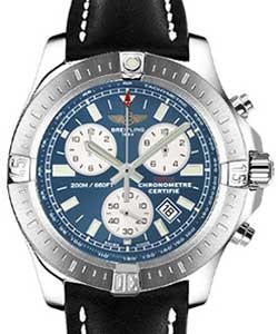 Replica Breitling Colt II Chrono-Steel A7338811/C905 leather black tang