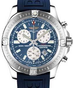 replica breitling colt ii chrono-steel a7338811/c905 diver pro iii blue deployant watches