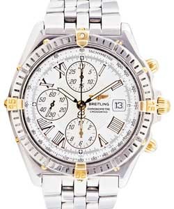 replica breitling crosswind chronograph crosswind two-tone chronograph in steel and yellow gold b13055 b13055 watches