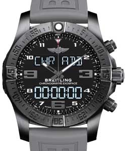replica breitling exospace chronograph- vb5510h1/be45 twinpro grey black pushbutton foldin watches
