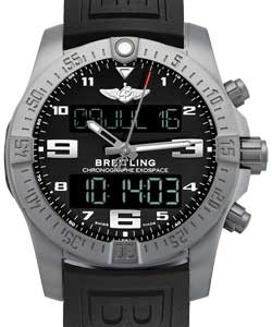 replica breitling exospace chronograph- eb5510h1/be79 twinpro anthracite black pushbutton watches