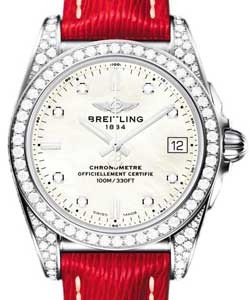 replica breitling galactic 36mm-steel-diamond-bezel- a7433063/a780 sahara red tang watches