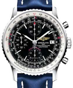 replica breitling navitimer heritage a1332412/bf27 leather blue deployant watches