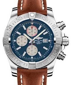 Replica Breitling Super Avenger Steel A1337111/C871 leather gold deployant