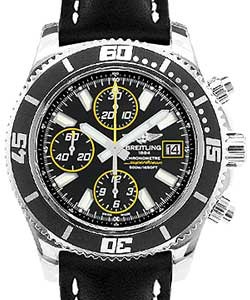 replica breitling superocean abyss-chronograph a13341a8/ba82 leather black tang watches