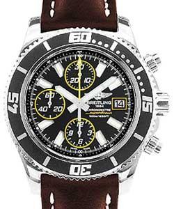 replica breitling superocean abyss-chronograph a13341a8/ba82 leather brown folding watches