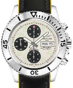 replica breitling superocean chronograph-series a13341c3/g782 superocean black yellow tang watches