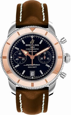 replica breitling superocean heritage-chronograph u2337012/bb81 leather brown tang watches
