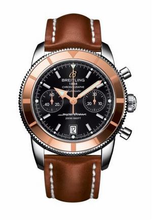 replica breitling superocean heritage-chronograph u2337012/bb81 leather brown deployant watches