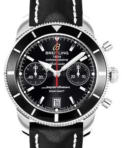 replica breitling superocean heritage-chronograph a2337024/bb81 leather black deployant watches